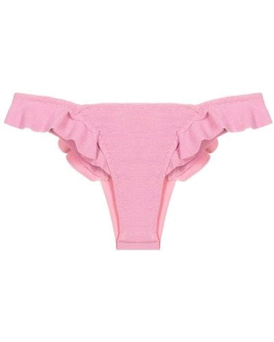 Clube Bossa Winni Ruffled Bikini Bottom - Pink