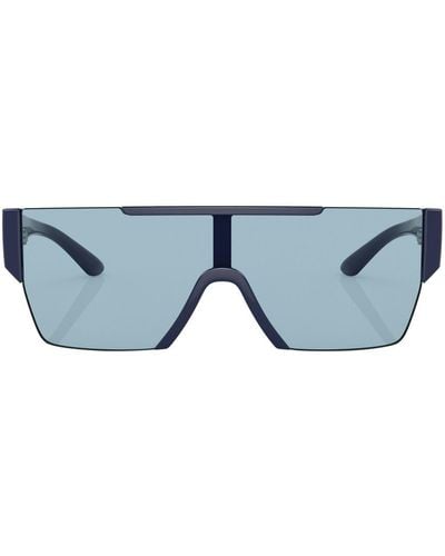 Burberry Rahmenlose Sonnenbrille - Blau