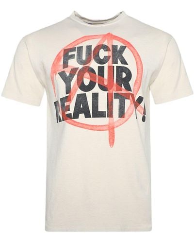 GALLERY DEPT. Katoenen T-shirt Met Tekst - Wit