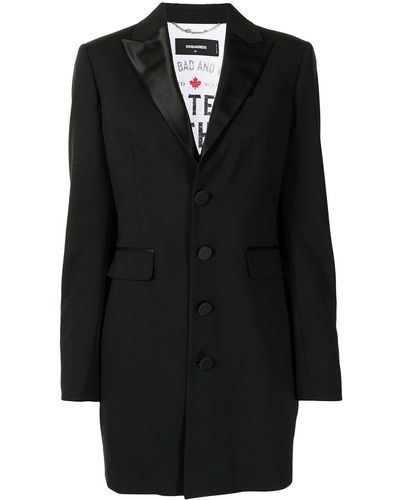 DSquared² Suit Jacket Mini Dress - Black