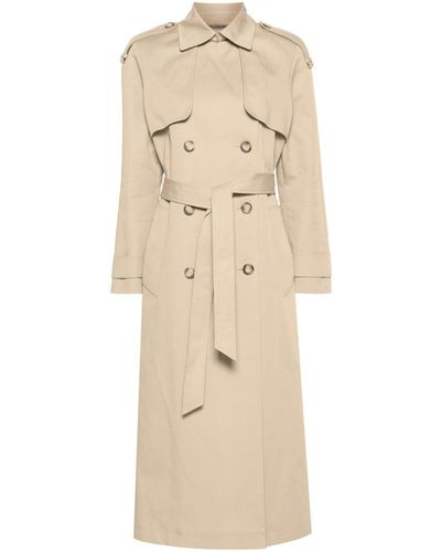 IVY & OAK Double-breasted Trench Coat - Natural