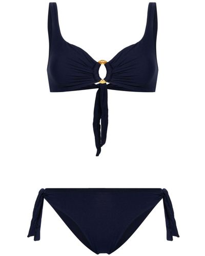 Fisico Bikini con anello - Blu