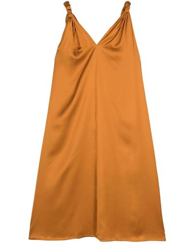 Baserange Neil Sleeveless Dress - Orange