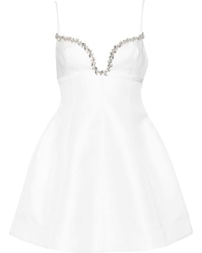 Acler Kleid mit Herzausschnitt - Weiß