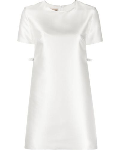 Blanca Vita Kleid mit Satin-Finish - Weiß