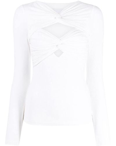 Acler Redland Cut-out Top - White