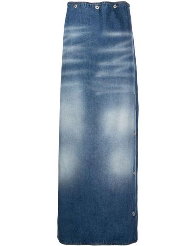 Y. Project Detachable-panel Jeans - Blue