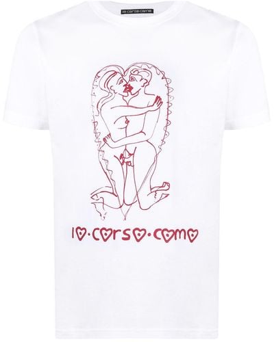 10 Corso Como T-Shirt mit grafischem Print - Weiß