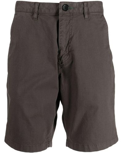PS by Paul Smith Straight-leg Stretch-cotton Chino Shorts - Gray