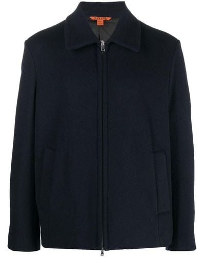 Barena Wool-blend Overshirt Jacket - Blue