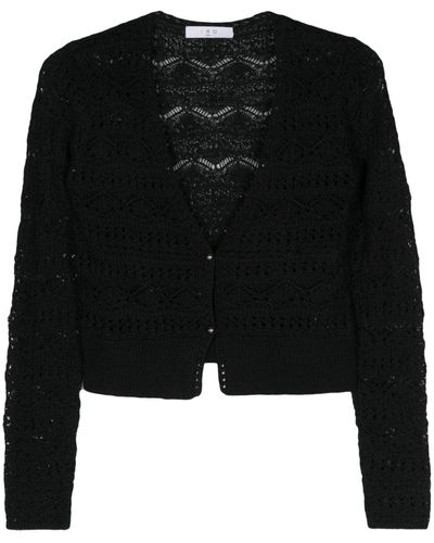 IRO Leylae open-knit cardigan - Negro