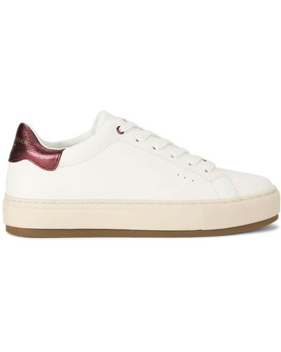 Kurt Geiger Laney 3 Leather Trainers - White