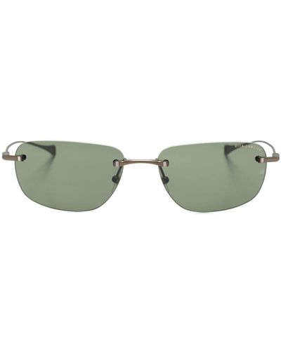 Dita Eyewear Dls-120 Zonnebril Met Rechthoekig Montuur - Groen