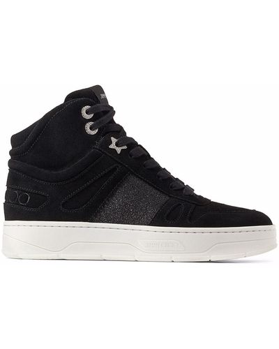 Jimmy Choo Hawaii High-top Trainers - Black