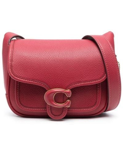 COACH Tabby Leather Crossbody Bag - Red