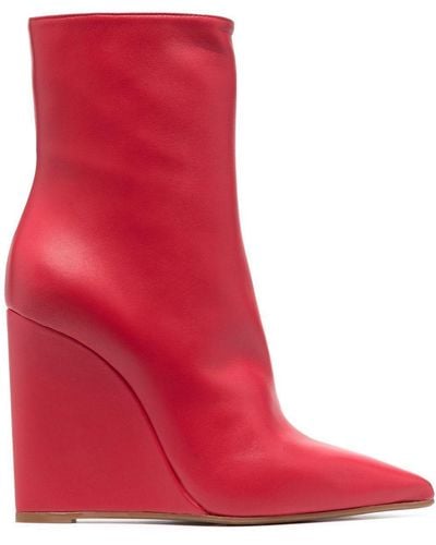 Le Silla Kira 120mm Ankle Boot - Red