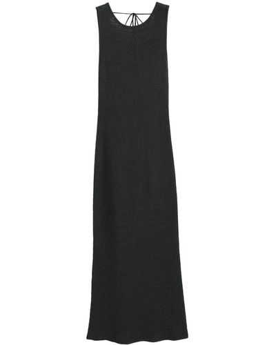 Chinti & Parker Ibiza Crocheted Cotton Dress - Black