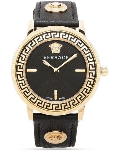 Versace V-Tribute Medusa Armbanduhr 36mm - Schwarz
