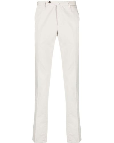 PT Torino Mid-rise Skinny-cut Trousers - White