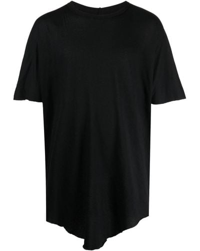 Boris Bidjan Saberi T-shirt en coton à col rond - Noir