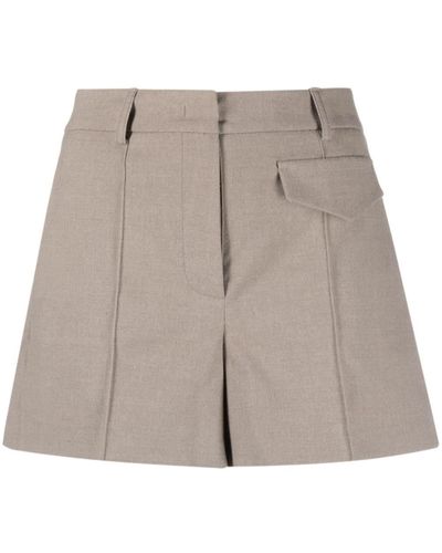 Blanca Vita Salicaria Mid-rise Shorts - Grey