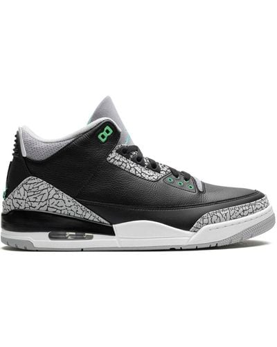 Nike Air 3 Retro "green Glow" Sneakers - Black