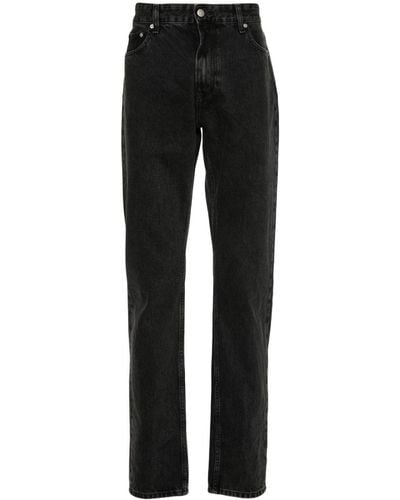 Calvin Klein Authentic Dad Straight-leg Jeans - Black
