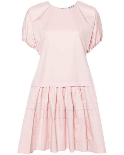 Molly Goddard Alexa Katoenen Midi-jurk - Roze