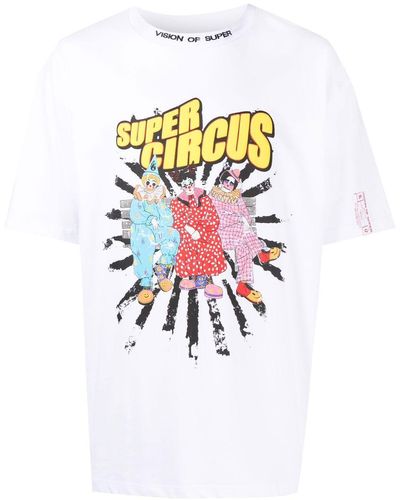 Vision Of Super Super Circus グラフィック Tシャツ - ホワイト