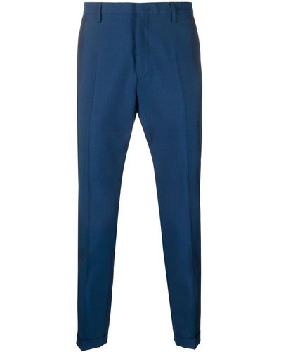 Paul Smith Tailored Tapered-leg Pants - Blue