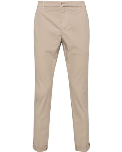 Dondup Slim-fit Chino Trousers - Natural