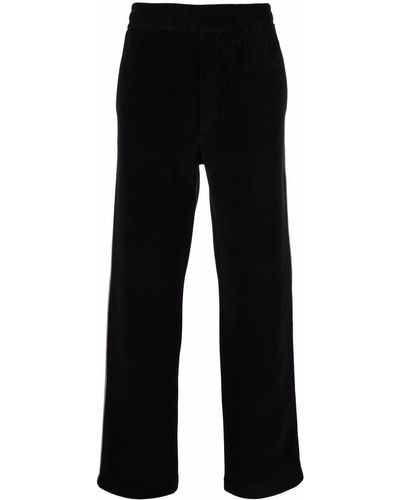 Fendi Pantalones con detalle de rayas laterales - Negro