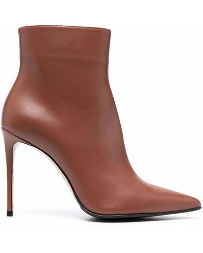 Le Silla Eva Stiletto Ankle Boots - Brown