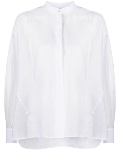 Jil Sander Long-sleeve Cotton Shirt - White