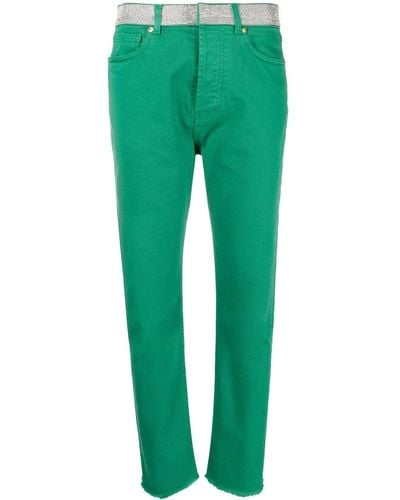 Alexandre Vauthier Jeans mit Verzierung - Grün
