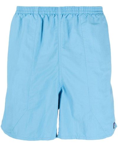 Patagonia Logo-patch Swim Shorts - Blue