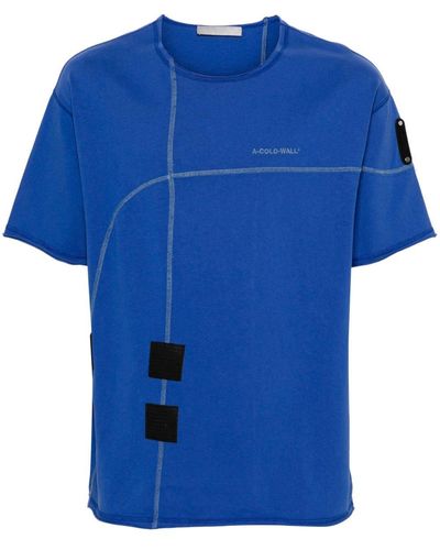 A_COLD_WALL* Intersect Cotton T-shirt - Blue