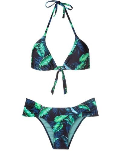 Lygia & Nanny Set bikini Vicky con stampa - Verde