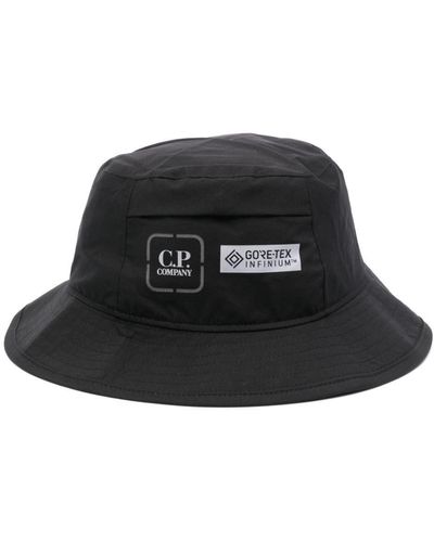 C.P. Company Cappello bucket con stampa - Nero
