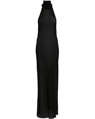 Tom Ford Fijngebreide Maxi-jurk - Zwart
