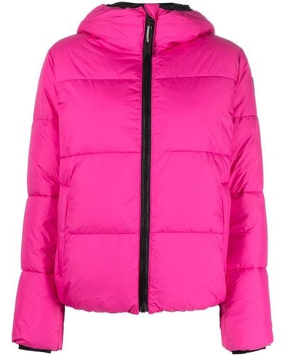 Rossignol Gefütterte Jacke mit Logo-Patch - Pink