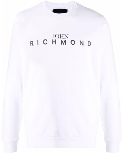 John Richmond ロゴ スウェットシャツ - ホワイト