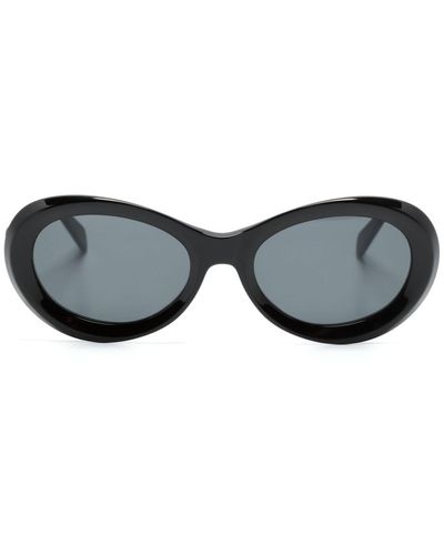 Totême Oval-frame Sunglasses - Black