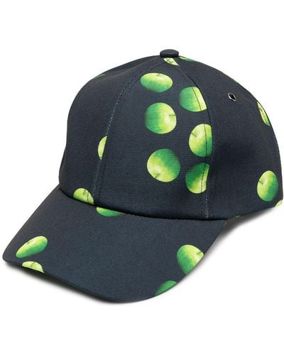 Paul Smith Apple Print Baseball Cap - Green