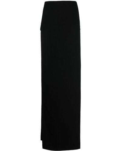 Monot High-slit Maxi Skirt - Black