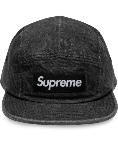 Supreme Denim Camp Cap 'ss 18' - Black