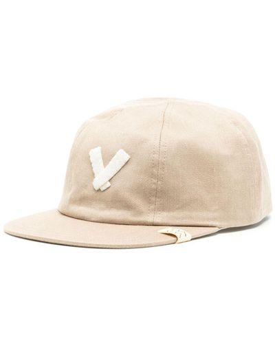 Visvim Gorra con parche del logo y visera plana - Neutro