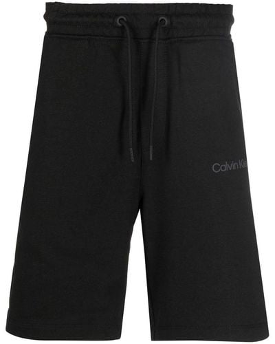 Calvin Klein ドローストリング ショートパンツ - ブラック
