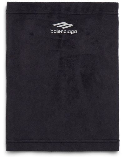 Balenciaga Sciarpa 3B Sports Icon con stampa - Blu