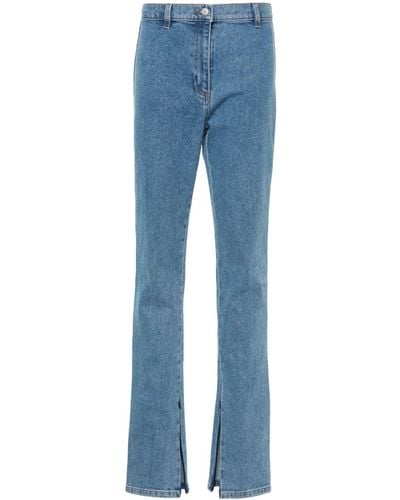 Magda Butrym High-rise Slim-fit Jeans - Blue